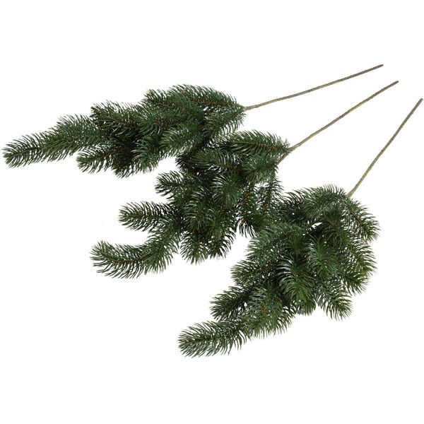 Kunstzweig BOTANIC-HAUS "Tannenzweig Nisse", GrüN, B:16Cm H:60Cm T:12Cm Ø:16Cm, Kunststoff, Kunstpflanzen, Kunstzweig-image