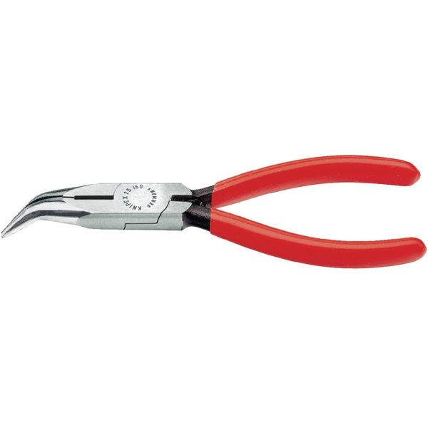 Knipex 25 21 160 Elektronik- U. Feinmechanik Flachrundzange 40° Gebogen 160 Mm-image