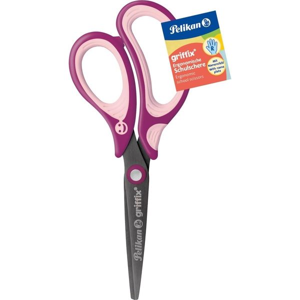 Pelikan 819039 Forbici Per La Scuola Pelikan Griffix, A Punta, Sweet Berry-image