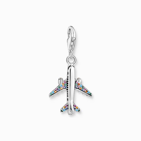 Thomas Sabo - 1914-342-7 - Charm - Donna - Argento 925, Annerito - Aeroplano-image