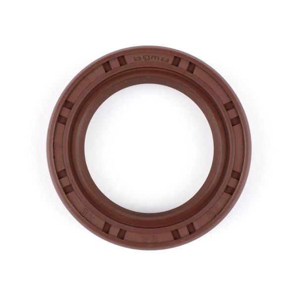 Paraolio (Con Labbro Parapolvere) 24X35X7Mm Bgm Pro Fkm/Viton® (Resistente A E10) Utilizzato Per Albero Motore Piaggio 125-180Cc 2 Tempi Gilera Runner Fx/Fxr 125-180, Italjet Dragster 125-180, Piaggio SKR125, SKR150, TPH125, Skipper125, Skipper150, Hexagon Lx-image
