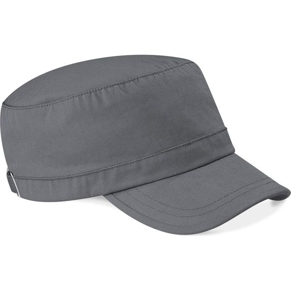 Beechfield - Berretto Militare Da Uomo/Donna Unisex BC5257 (Taglia Unica) (Grigio Grafite)-image