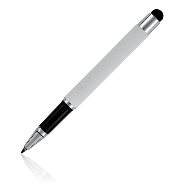 Penna A Sfera Pierre Cardin Claudie, Roller, 0,5 Mm, Metallo, Con Stilo, Bianco-image