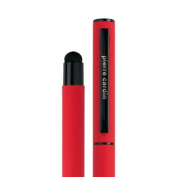 Penna A Sfera Pierre Cardin Celebration, Roller, 0,5 Mm, In Metallo, Con Stilo, Rosso-image