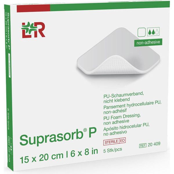 Suprasorb Ppoliuretanofoam Non Adesivo 15X20 Cm 5 Pz-image