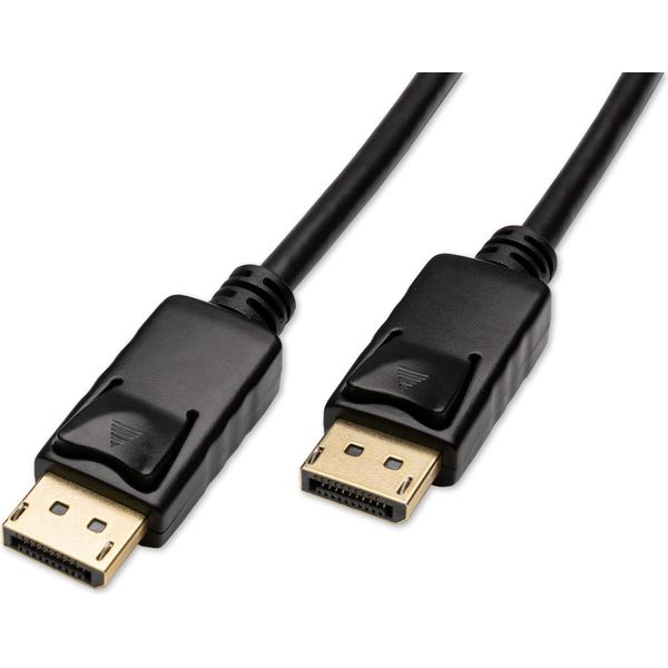Cavo Displayport To Displayport Nero 4K 60Hz 1M Highspeed Dp To Dp-image