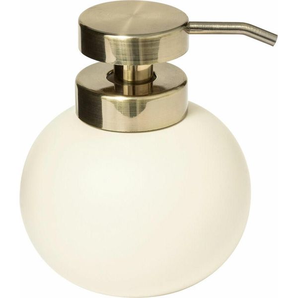5Five Simply Smart Seifenspender Duo, Seifendosierer, Pumpspender, Dispenser, Polyresin, Beige, 200169A-image