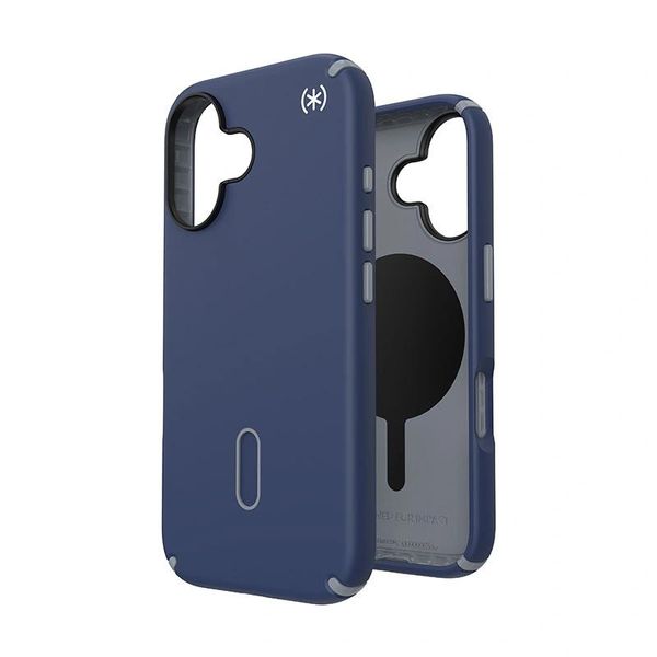 Speck Presidio2 Pro Clicklock & Magsafe - Custodia Per Iphone 16 (Coastal Blue / Dusty Grey / White)-image