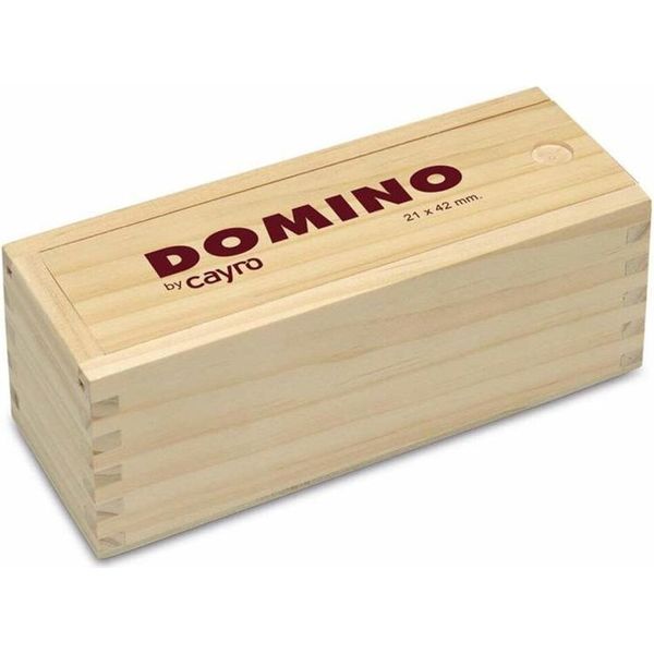 Cayro Domino Gioco Da Tavolo In Scatola Di Legno Metacrilato Dorato Taglia Unica-image