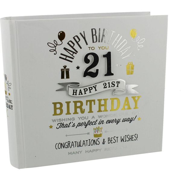 Album Fotografico Signography Birthday Girl 4 X6 - 21St WD698 (Taglia Unica) (Bianco)-image