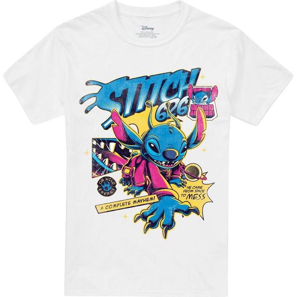 Lilo & Stitch - Maglietta "626 Comic"" Per Uomo/Donna Unisex TV19878 (4XL) (Bianco)"-image