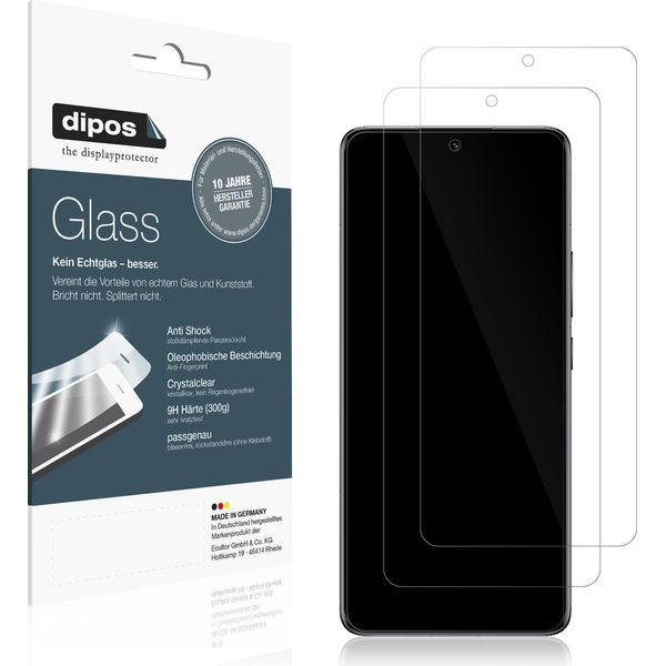 2X Pellicola Protettiva Per Xiaomi Redmi Note 14 4G Protezione Vetro Flessibile 9H Dipos-image