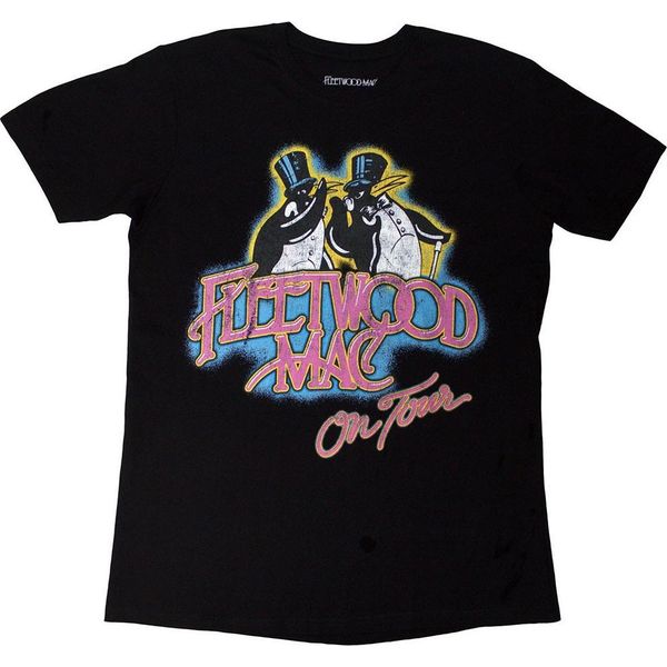 Fleetwood Mac - Maglietta "On Tour"" Da Uomo/Donna Unisex RO14199 (L) (Nero)"-image