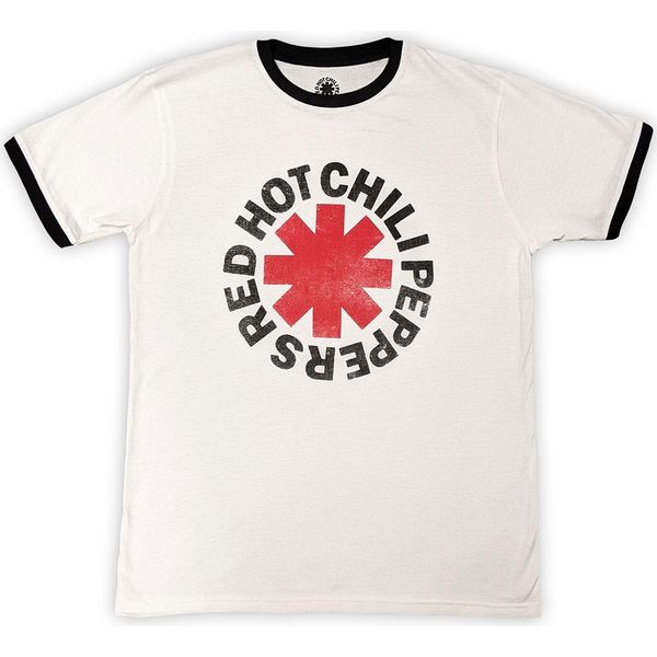 Red Hot Chilli Peppers - Maglietta Uomo/Donna Unisex, Logo RO14311 (Xl) (Bianco)-image