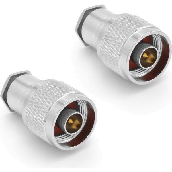 Connettore A Crimpare 5D N Rf 50Ohm Per Cavo Coassiale 5D-FB LMR300 RG-59 RG-6U RG-8X Confezione Da 2 Pezzi Di Rangeful-image