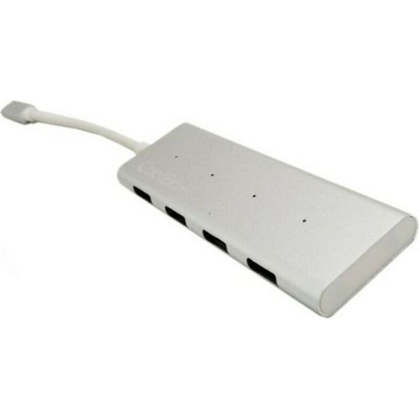 Hub Usb C Coolbox COO-HUC4U3 Alluminio-image