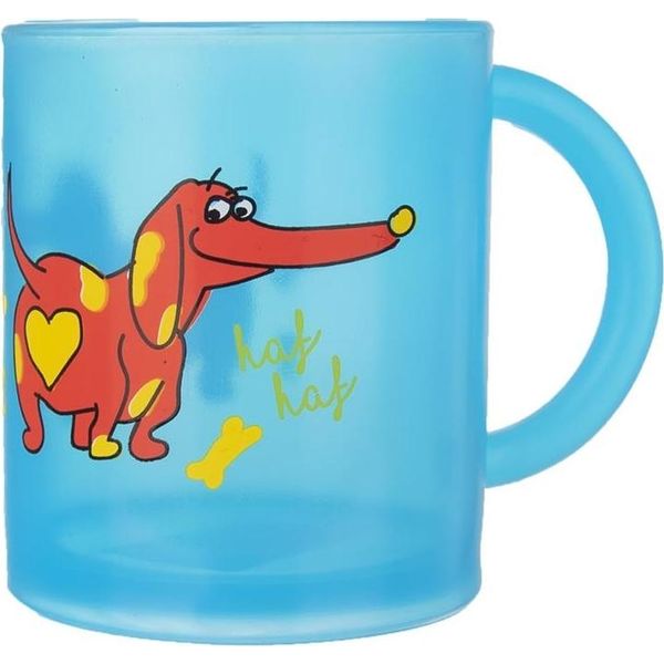 Tazza Con Motivo Di Cane Colorato Scopri La Nostra Tazza Con Il Motivo Colorato Di Un Cane, Perfetta Per Tutti I Tipi Di Bevande, Compresi Succhi E Tè. Questa Tazza è Leggera E Resistente, Il Che La Rende Ideale Per L'uso Quotidiano. È Lavabile Nel Mic-image
