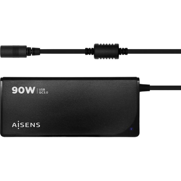 Aisens ASLC-90WAUTO-BK Caricabatterie Per Notebook 90 W Universale-image