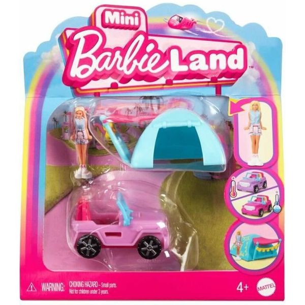Barbie Mini Barbieland Mini Veicolo Dei Sogni + Mini Barbie - Modello Casuale-image