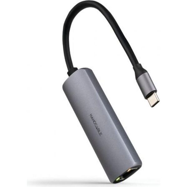 Nanocable 10.16.4603, Cavo, Usb 3.2 Gen 1 (3.1 Gen 1) Type-C, 100 W, 1000 Mbit/S, ŠEdá, Abs (Acrilonitrile Butadiene Stirene), HliníK-image