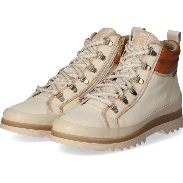 Pikolinos Donna Stivaletti Stringati / Stivaletti Beige Pelle Liscia Dimensioni: 36-image