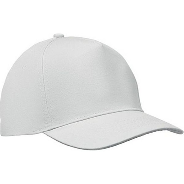 Midocean - Cappellino Da Baseball "Sunny"" A 5 Segmenti MO429 (Taglia Unica) (Bianco)"-image