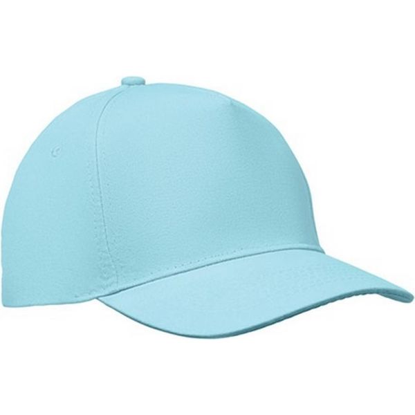Midocean - Cappello Da Baseball "Sunny"" A 5 Spicchi MO429 (Taglia Unica) (Azzurro)"-image
