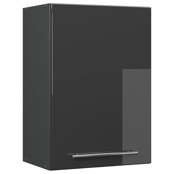 Vicco Pensile Da Cucina Fame-Line, 50 Cm, Antracite Lucido/Antracite-image
