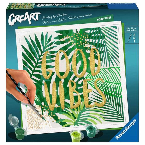 Ravensburger Creart - Pittura Con I Numeri 28999 - Good Vibes - Dai 12 Anni In Su-image