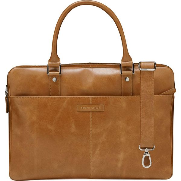 DBRAMANTE1928, Borsa Per Laptop Da 16 Pollici, Collezione Rosenborg 2A Generazione, Marrone Chiaro-image