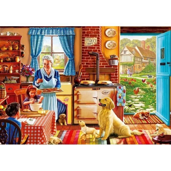 Puzzle Bluebird Puzzle Cottage Interior - 1000 Teile Puzzle-image