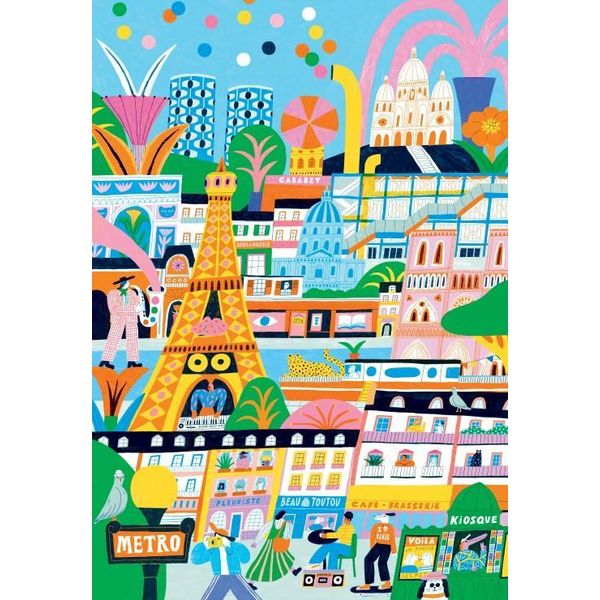 Puzzle Di Pezzi E Pace Paris Est Magique - Puzzle Da 1000 Pezzi-image
