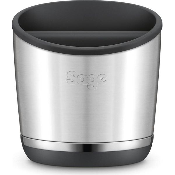 Sage The Knock Box, Contenitore Per Fondi Di Caffè Solidi, Salvia Officinale, Nero, Argento, Plastica, Acciaio Inossidabile, 1 Pezzo, 164 Mm-image