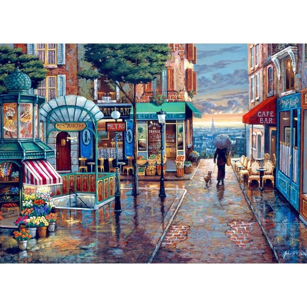 Puzzle Bluebird Rainy Day Stroll - 500 Pezzi - Motivo Colorato-image