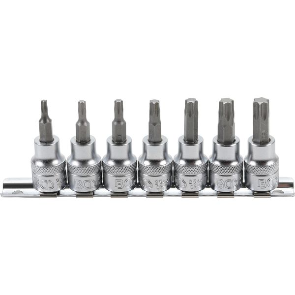 Bgs 5108 | Set Di Inserti Per Bit | 7 Pz. | 10 Mm (3/8") | Profilo A T (Per Torx) T15 - T50 | Acciaio Cv"-image