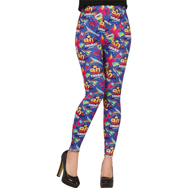 Guirca 90S Leggings Donna Costume M M-image