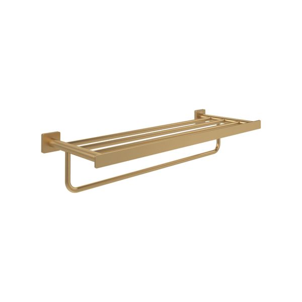 V&B Handtuchablage Elements Striking 595Mm, Brushed Gold ; Villeroy & Boch (TVA15200600076)-image