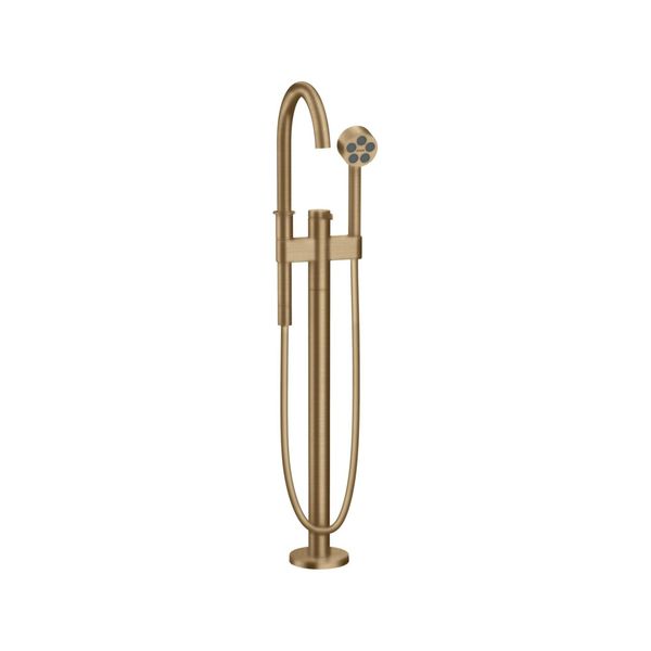 Hansgrohe Wannen-Einhebelmischer Axor One Ausl. 220Mm, Bodensteh., Brushed Bronze (48440140)-image
