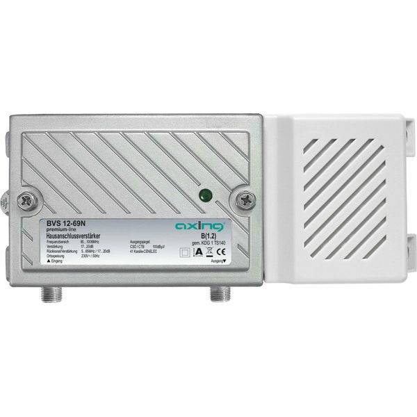 Axing Bvs 12-69N Amplificatore Per Connessioni Domestiche Canale Di Ritorno Attivo Da 20 Db-image