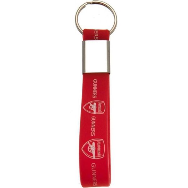 Arsenal Fc Portachiavi In Silicone TA1052 (Taglia Unica) (Rosso)-image