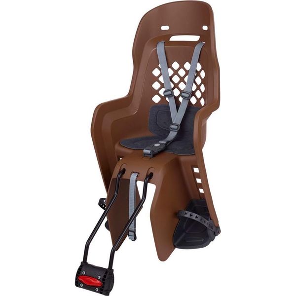 Polisport Joy Ff 29 Seggiolino Posteriore Per Bambini Per Montaggio Su Telaio - Marrone/Grigio Scuro-image
