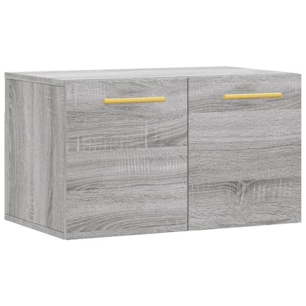Vidaxl Armadio A Muro Grigio Sonoma 60X36,5X35 Cm Materiale In Legno-image