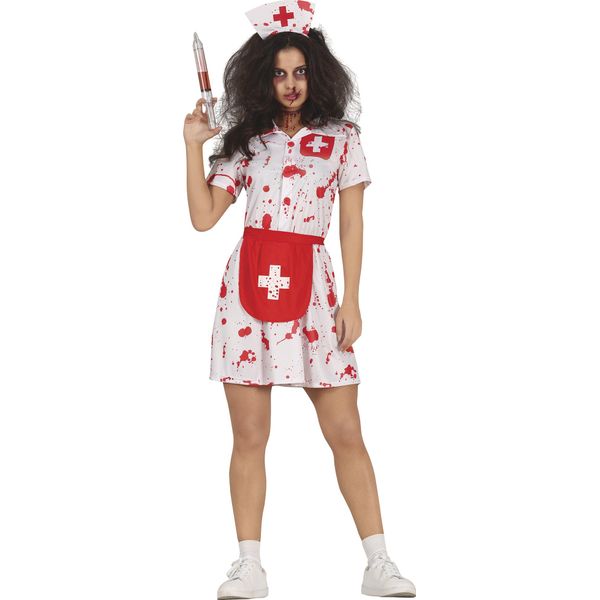 Guirca Costume Da Infermiera Insanguinata L L-image