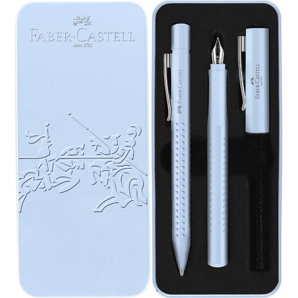 FABER-CASTELL 201524 FABER-CASTELL Schreibset Grip 2010 Blau-image