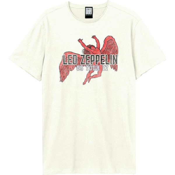 Amplified - Maglietta "Us Tour 77 Icarus"" Uomo/Donna Unisex GD1652 (3XL) (Bianco Sporco)"-image