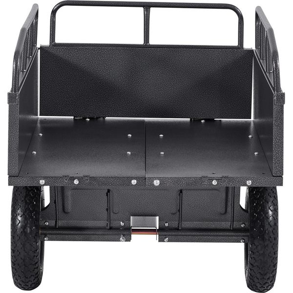 Succebuy Rimorchio Ribaltabile Per Atv, Carrello Per Rimorchio 142X76X70Cm, Robusto E Versatile-image