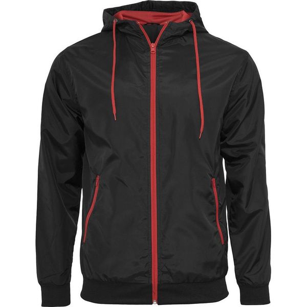 Costruisci Il Tuo Marchio - Giacca Windrunner Per Uomo/Donna Unisex LT2654 (3XL) (Nero/Rosso)-image