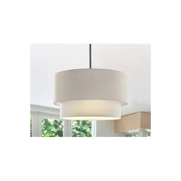 Lampada A Sospensione, Design Moderno, Installazione A Cavo, Bianco, Diametro 50 Cm, Luce Fredda-image