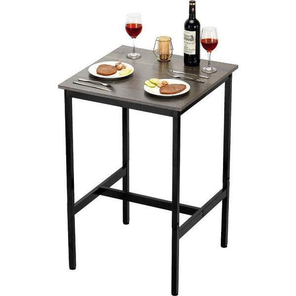 Tavolo Da Bar Alto - Tavolo Da Cocktail Bistrot - 610X610X914Mm Tavolo Da Bar Sala Da Pranzo Tavolo Alto-image