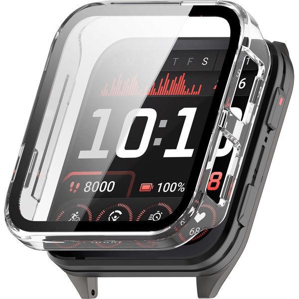 Inf Custodia Protettiva Per Garmin Venu X1, Pc + Pellicola, 2 Pezzi Trasparente-image